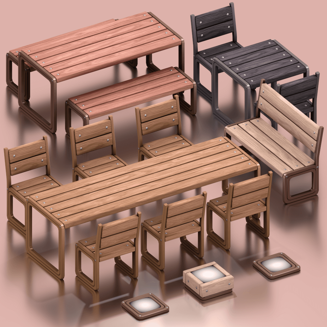 Скриншот мода Сет мебели Simple Classics Furniture Set